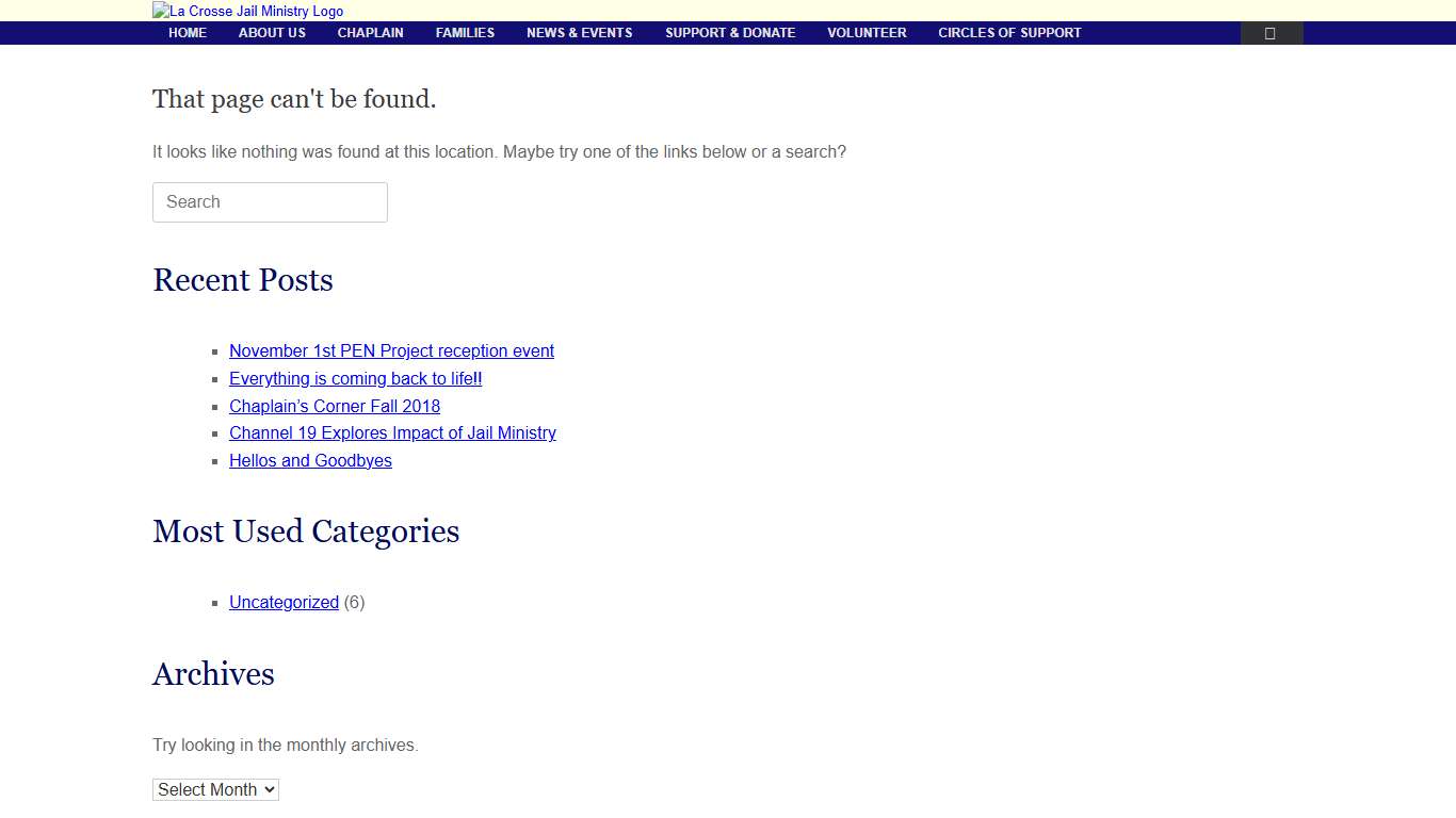Page not found – La Crosse Jail Ministry